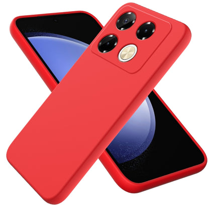 For Infinix Note 40 Pro 4G Solid Color Liquid Silicone Dropproof Full Coverage Protective Case(Red) - Infinix Cases by PMC Jewellery | Online Shopping South Africa | PMC Jewellery | Buy Now Pay Later Mobicred