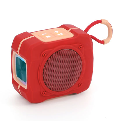 T&G TG661 Colorful LED Portable Outdoor Wireless Bluetooth Speaker(Red) - Desktop Speaker by T&G | Online Shopping South Africa | PMC Jewellery | Buy Now Pay Later Mobicred