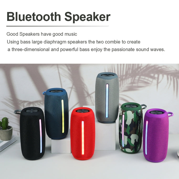 T&G TG663 Portable Colorful LED Wireless Bluetooth Speaker Outdoor Subwoofer(Black) - Desktop Speaker by T&G | Online Shopping South Africa | PMC Jewellery | Buy Now Pay Later Mobicred