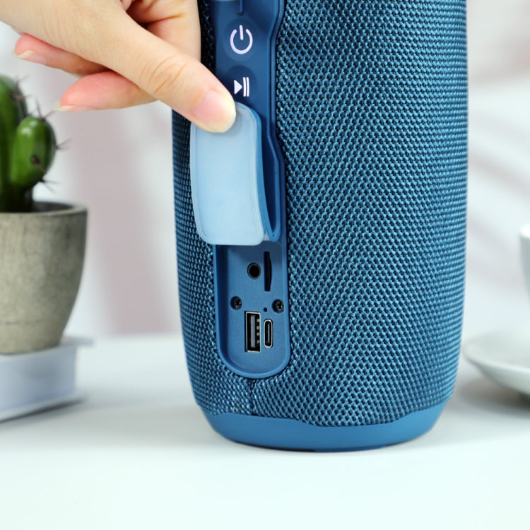 T&G TG663 Portable Colorful LED Wireless Bluetooth Speaker Outdoor Subwoofer(Blue) - Desktop Speaker by T&G | Online Shopping South Africa | PMC Jewellery | Buy Now Pay Later Mobicred