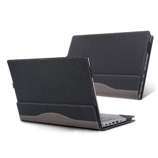 For Lenovo ThinkPad E15 Gen 2 Laptop Leather Anti-Fall Protective Case(Black) - 15.6 - 17 inch by PMC Jewellery | Online Shopping South Africa | PMC Jewellery | Buy Now Pay Later Mobicred