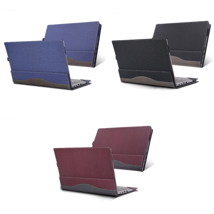 For Lenovo V15 G2 ALC / ITL / IJL Laptop Leather Anti-Fall Protective Case(Dark Blue) - 15.6 - 17 inch by PMC Jewellery | Online Shopping South Africa | PMC Jewellery | Buy Now Pay Later Mobicred