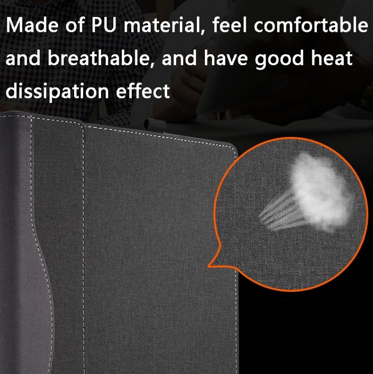 For Lenovo K14 Gen 1 Laptop Leather Shockproof Protective Case(Dark Blue) - 14.1 inch by PMC Jewellery | Online Shopping South Africa | PMC Jewellery | Buy Now Pay Later Mobicred