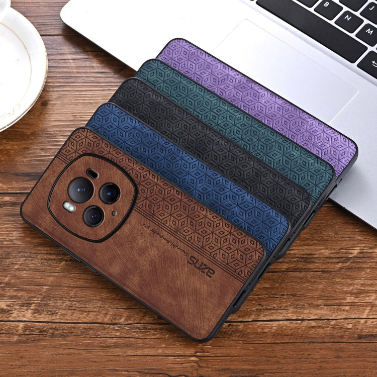 For Honor Magic6 Pro AZNS 3D Embossed Skin Feel Phone Case(Brown) - Honor Cases by AZNS | Online Shopping South Africa | PMC Jewellery | Buy Now Pay Later Mobicred