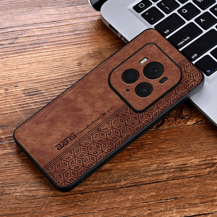 For Honor Magic6 Ultimate AZNS 3D Embossed Skin Feel Phone Case(Brown) - Honor Cases by AZNS | Online Shopping South Africa | PMC Jewellery | Buy Now Pay Later Mobicred