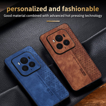 For Honor Magic6 Ultimate AZNS 3D Embossed Skin Feel Phone Case(Brown) - Honor Cases by AZNS | Online Shopping South Africa | PMC Jewellery | Buy Now Pay Later Mobicred