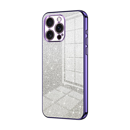 For iPhone 16 Pro Max Gradient Glitter Powder Electroplated Phone Case(Purple) - iPhone 16 Pro Max Cases by PMC Jewellery | Online Shopping South Africa | PMC Jewellery | Buy Now Pay Later Mobicred