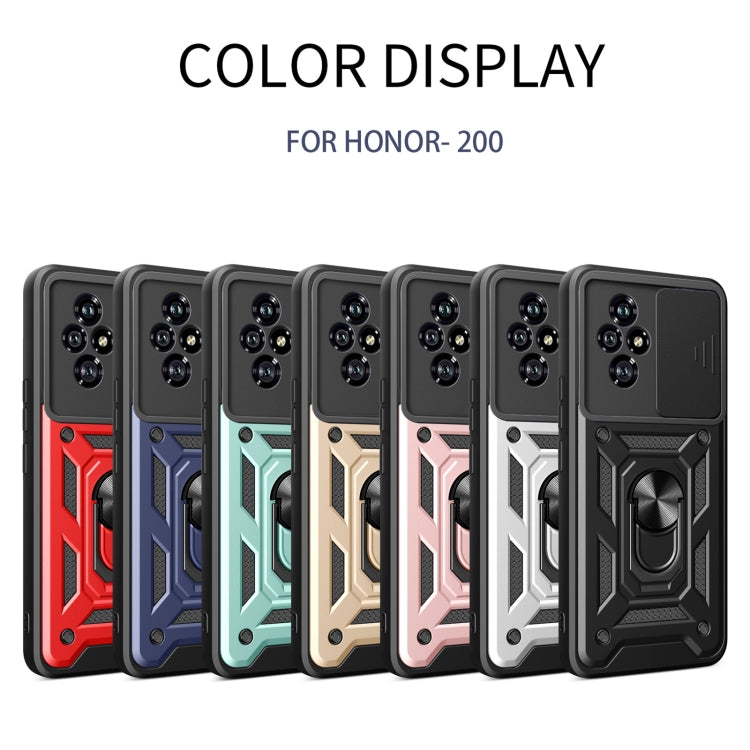 For Honor 200 Sliding Camera Cover Design TPU+PC Phone Case(Silver) - free shipping - PMC TechLife - Order now!