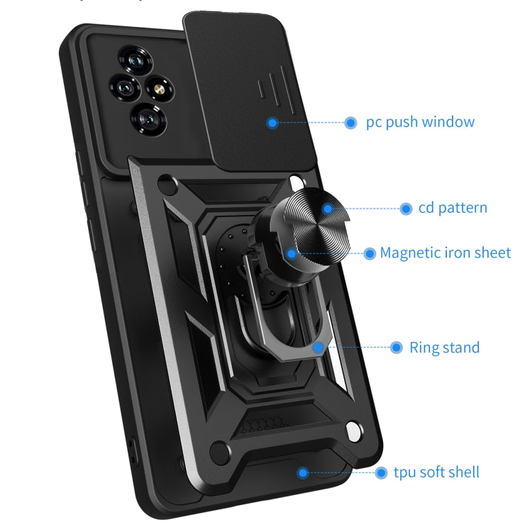 For Honor 200 Sliding Camera Cover Design TPU+PC Phone Case(Silver) - free shipping - PMC TechLife - Order now!