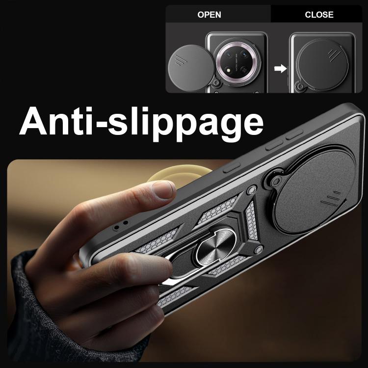 For Honor X60 Pro / X9c Sliding Camera Cover Design TPU+PC Phone Case(Red) - free shipping - PMC TechLife - Order now!