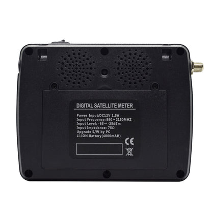 iBRAVEBOX V10 Finder Max 4.3 inch Display Digital Satellite Meter Signal Finder, Support DVB-S/S2/S2X, Plug Type:UK Plug(Black) - Satellite Finder by PMC Jewellery | Online Shopping South Africa | PMC Jewellery | Buy Now Pay Later Mobicred