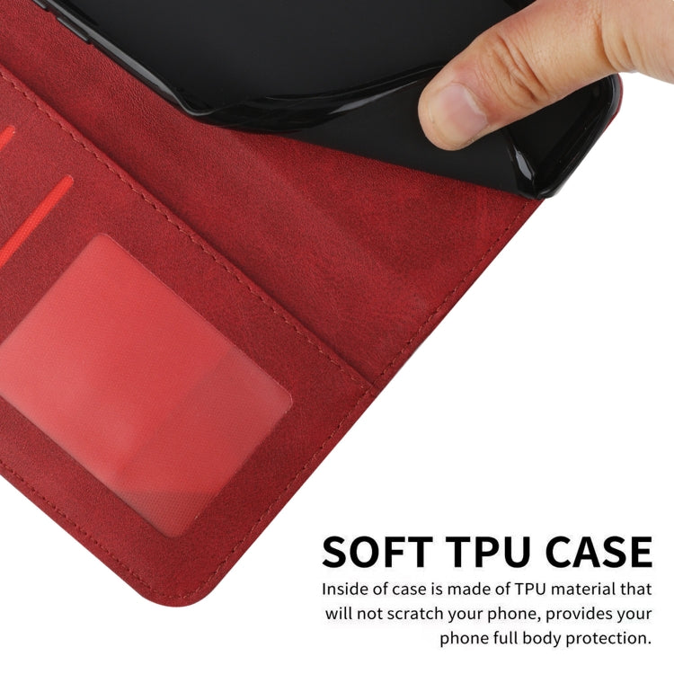 For Tecno Spark Go 2024 / POP 8 Stitching Calf Texture Buckle Leather Phone Case(Red) - Tecno Cases by PMC Jewellery | Online Shopping South Africa | PMC Jewellery | Buy Now Pay Later Mobicred