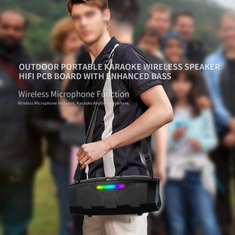 NewRixing NR2033 Portable TWS Wireless Bluetooth Speaker(Silver) - free shipping - PMC Jewellery - Order now!