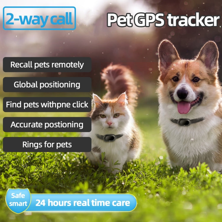 V41 Smart GPS Tracker IP67 Waterproof Pet Anti-loss Positioner, Version:2G Version(Black) - Pet Tracker by PMC TechLife | Online Shopping South Africa | PMC TechLife