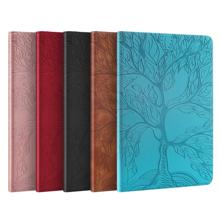 For Lenovo Tab P12 / Xiaoxin Pad Pro 12.7 2023 Life Tree Series Horizontal Flip Leather Tablet Case(Red) - Lenovo by PMC TechLife | Online Shopping South Africa | PMC TechLife | Buy Now Pay Later Mobicred