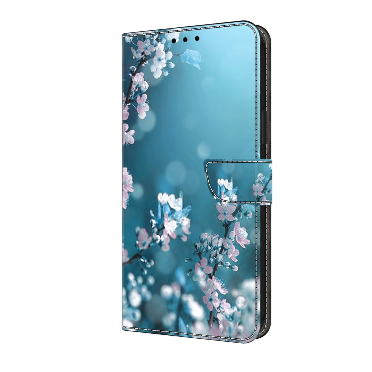 For Honor Magic6 Lite Crystal 3D Shockproof Protective Leather Phone Case(Plum Flower) - Honor Cases by PMC TechLife | Online Shopping South Africa | PMC TechLife | Buy Now Pay Later Mobicred