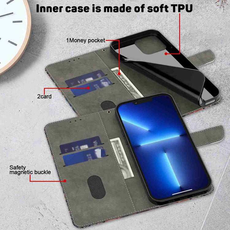 For Honor Magic5 Pro Crystal 3D Shockproof Protective Leather Phone Case(Plum Flower) - Honor Cases by PMC TechLife | Online Shopping South Africa | PMC TechLife | Buy Now Pay Later Mobicred