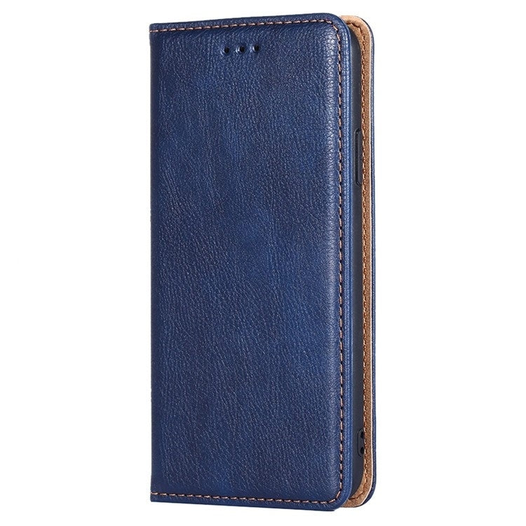 For Motorola Edge 5G 2024 Gloss Oil Solid Color Magnetic Leather Phone Case(Blue) - Motorola Cases by PMC Jewellery | Online Shopping South Africa | PMC Jewellery | Buy Now Pay Later Mobicred