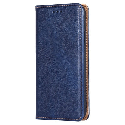 For Motorola Edge 5G 2024 Gloss Oil Solid Color Magnetic Leather Phone Case(Blue) - Motorola Cases by PMC Jewellery | Online Shopping South Africa | PMC Jewellery | Buy Now Pay Later Mobicred