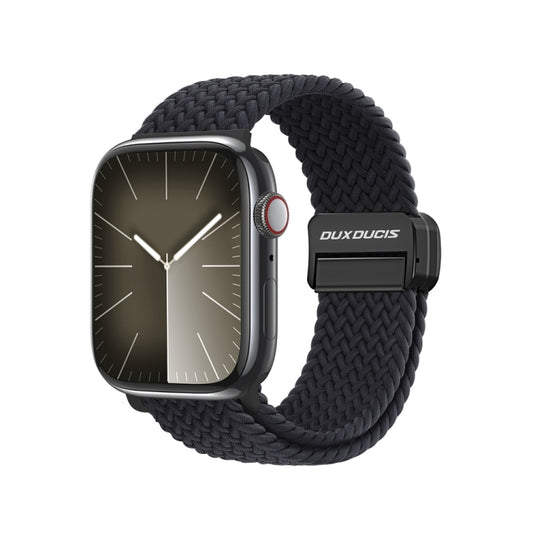 For Apple Watch SE 2023 40mm DUX DUCIS Mixture Pro Series Magnetic Buckle Nylon Braid Watch Band(Midnight) - Watch Bands by DUX DUCIS | Online Shopping South Africa | PMC Jewellery | Buy Now Pay Later Mobicred