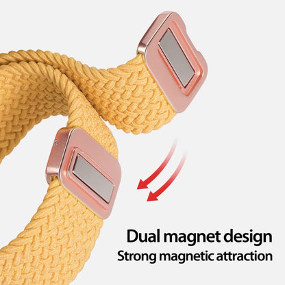 For Apple Watch SE 2023 40mm DUX DUCIS Mixture Pro Series Magnetic Buckle Nylon Braid Watch Band(Sunny Color) - Watch Bands by DUX DUCIS | Online Shopping South Africa | PMC Jewellery | Buy Now Pay Later Mobicred