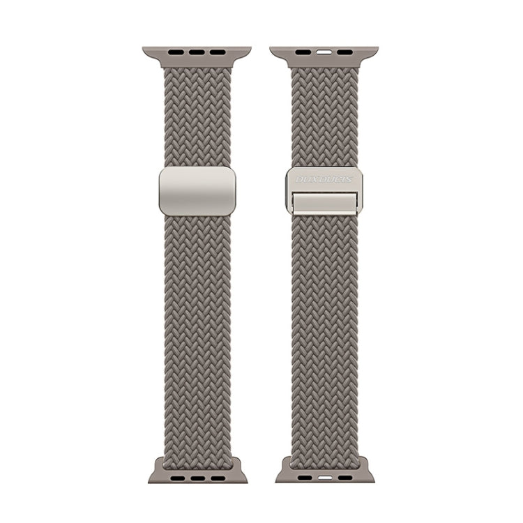 For Apple Watch SE 2022 40mm DUX DUCIS Mixture Pro Series Magnetic Buckle Nylon Braid Watch Band(Clay) - Watch Bands by DUX DUCIS | Online Shopping South Africa | PMC Jewellery | Buy Now Pay Later Mobicred