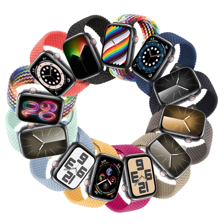 For Apple Watch Series 9 41mm DUX DUCIS Mixture Pro Series Magnetic Buckle Nylon Braid Watch Band(New Rainbow) - Watch Bands by DUX DUCIS | Online Shopping South Africa | PMC Jewellery | Buy Now Pay Later Mobicred