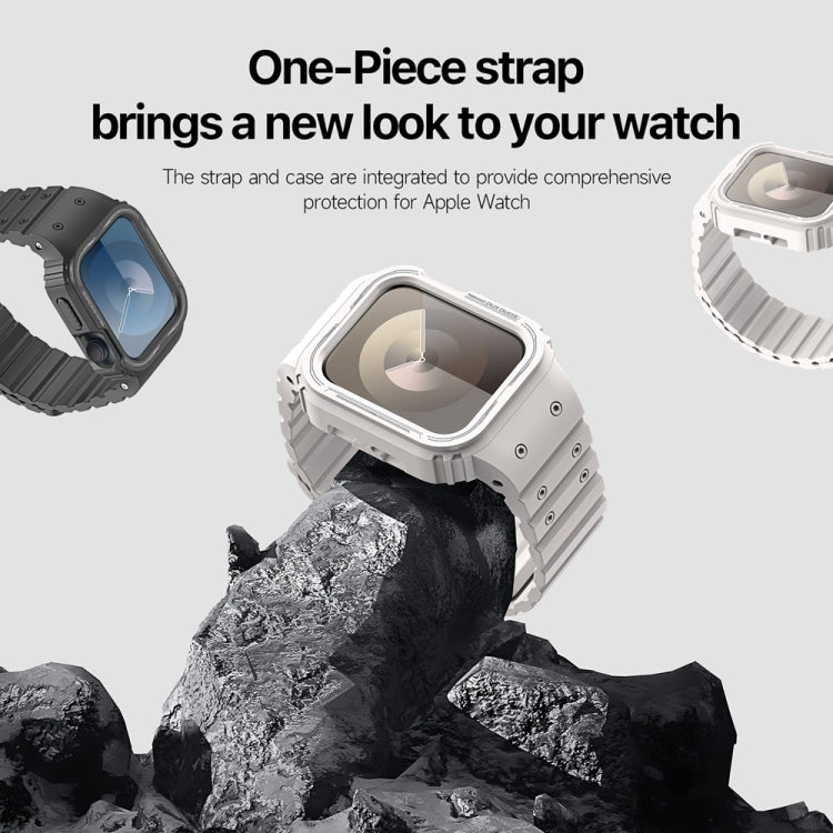 For Apple Watch Series 7 41mm DUX DUCIS OA Series Integrated Magnetic Watch Band(Starlight) - Watch Bands by DUX DUCIS | Online Shopping South Africa | PMC Jewellery | Buy Now Pay Later Mobicred