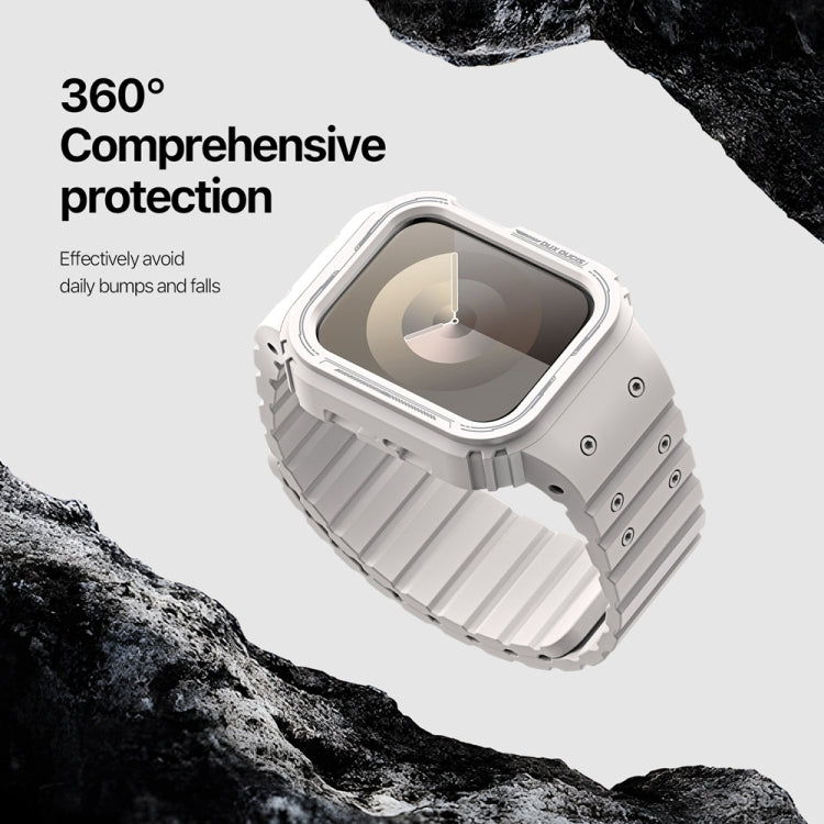 For Apple Watch Series 7 45mm DUX DUCIS OA Series Integrated Magnetic Watch Band(Starlight) - Watch Bands by DUX DUCIS | Online Shopping South Africa | PMC Jewellery | Buy Now Pay Later Mobicred