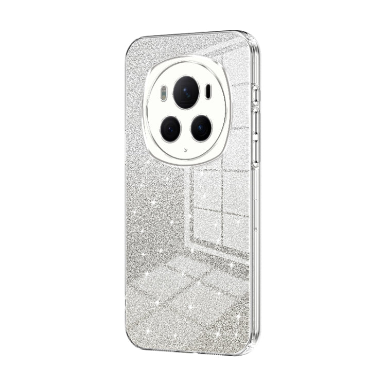 For Honor Magic6 Pro Gradient Glitter Powder Electroplated Phone Case(Transparent) - Honor Cases by PMC Jewellery | Online Shopping South Africa | PMC Jewellery | Buy Now Pay Later Mobicred