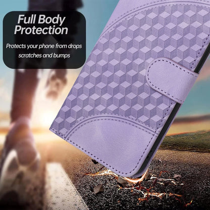 For Huawei Pura 70 YX0060 Elephant Head Embossed Phone Leather Case with Lanyard(Light Purple) - Huawei Cases by PMC Jewellery | Online Shopping South Africa | PMC Jewellery | Buy Now Pay Later Mobicred