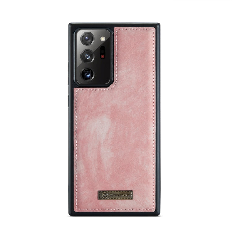 For Samsung Galaxy Note20 Ultra CaseMe-008 Detachable Multifunctional Horizontal Flip Leather Case with Card Slot & Holder & Zipper Wallet & Photo Frame (Pink) - Galaxy Note20 Ultra Cases by CaseMe | Online Shopping South Africa | PMC Jewellery | Buy Now Pay Later Mobicred