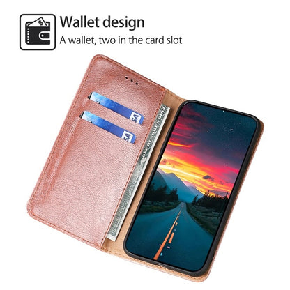 For Huawei Pura 70 Ultra Gloss Oil Solid Color Magnetic Leather Phone Case(Rose Gold) - Huawei Cases by PMC Jewellery | Online Shopping South Africa | PMC Jewellery | Buy Now Pay Later Mobicred