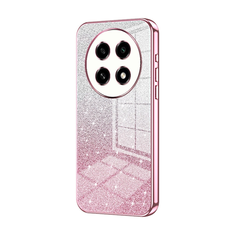 For OPPO A2 Pro Gradient Glitter Powder Electroplated Phone Case(Pink) - A2 Pro Cases by PMC Jewellery | Online Shopping South Africa | PMC Jewellery | Buy Now Pay Later Mobicred