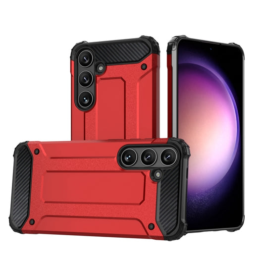 For Samsung Galaxy S24+ 5G Magic Armor TPU + PC Phone Case(Red) - Galaxy S24+ 5G Cases by PMC Jewellery | Online Shopping South Africa | PMC Jewellery