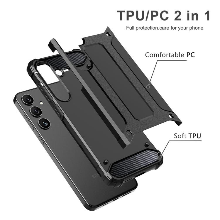 For Samsung Galaxy S24+ 5G Magic Armor TPU Hybrid PC Phone Case(Red) - Galaxy S24+ 5G Cases by PMC TechLife | Online Shopping South Africa | PMC TechLife | Buy Now Pay Later Mobicred