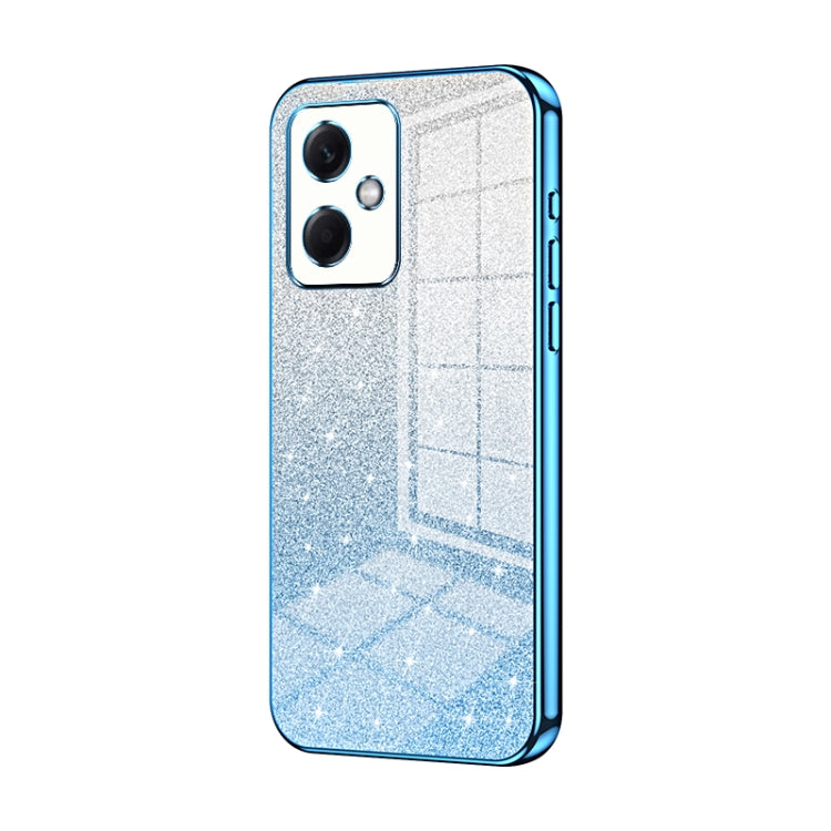 For Xiaomi Redmi Note 12R Pro Gradient Glitter Powder Electroplated Phone Case(Blue) - Xiaomi Cases by PMC Jewellery | Online Shopping South Africa | PMC Jewellery | Buy Now Pay Later Mobicred