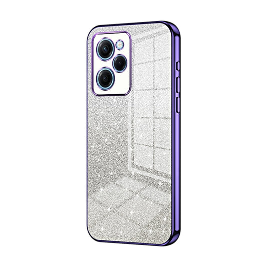 For Xiaomi Redmi Note 12 Pro Speed Gradient Glitter Powder Electroplated Phone Case(Purple) - Xiaomi Cases by PMC Jewellery | Online Shopping South Africa | PMC Jewellery | Buy Now Pay Later Mobicred