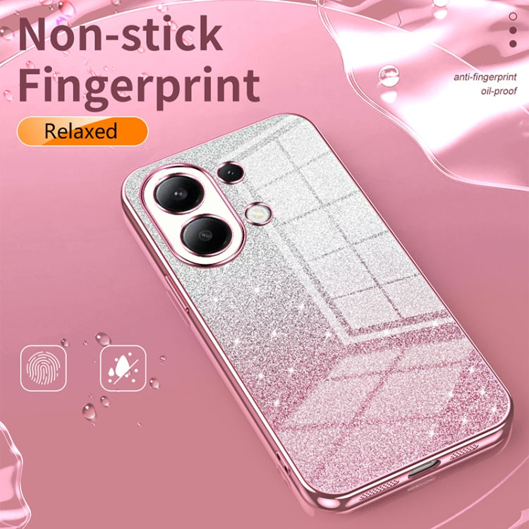 For Xiaomi Redmi Note 13 Pro+ Gradient Glitter Powder Electroplated Phone Case(Purple) - Note 13 Pro+ Cases by PMC Jewellery | Online Shopping South Africa | PMC Jewellery | Buy Now Pay Later Mobicred