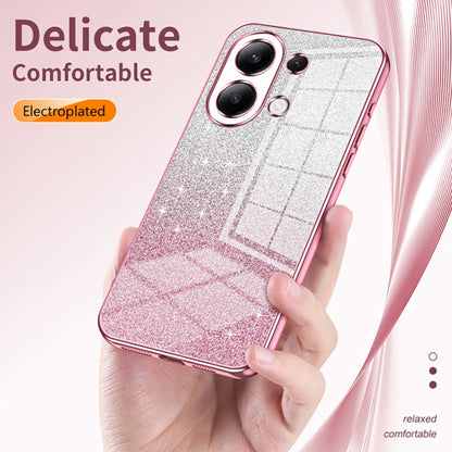 For Xiaomi Redmi Note 8 Pro Gradient Glitter Powder Electroplated Phone Case(Pink) - Xiaomi Cases by PMC Jewellery | Online Shopping South Africa | PMC Jewellery | Buy Now Pay Later Mobicred