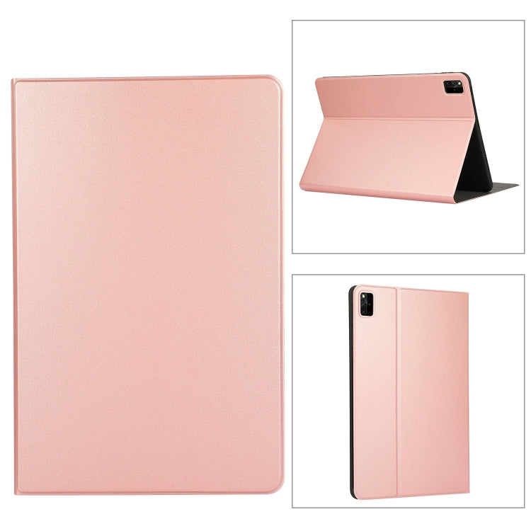 For Lenovo Tab M11 / Xiaoxin Pad 11 2024 Voltage Elastic Texture Flip Tablet Leather Case(Rose Gold) - Lenovo by PMC Jewellery | Online Shopping South Africa | PMC Jewellery | Buy Now Pay Later Mobicred