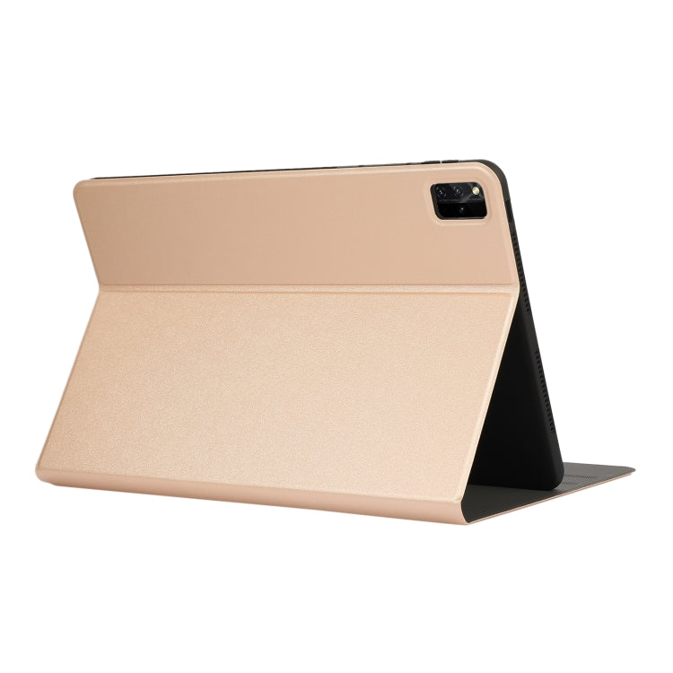 For Lenovo Tab M11 / Xiaoxin Pad 11 2024 Voltage Elastic Texture Flip Tablet Leather Case(Gold) - Lenovo by PMC Jewellery | Online Shopping South Africa | PMC Jewellery | Buy Now Pay Later Mobicred