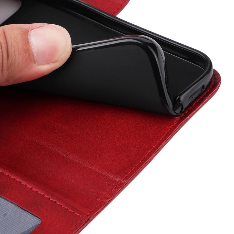 For Google Pixel 9 Classic Calf Texture Flip Leather Phone Case(Red) - free shipping - PMC TechLife - Order now!