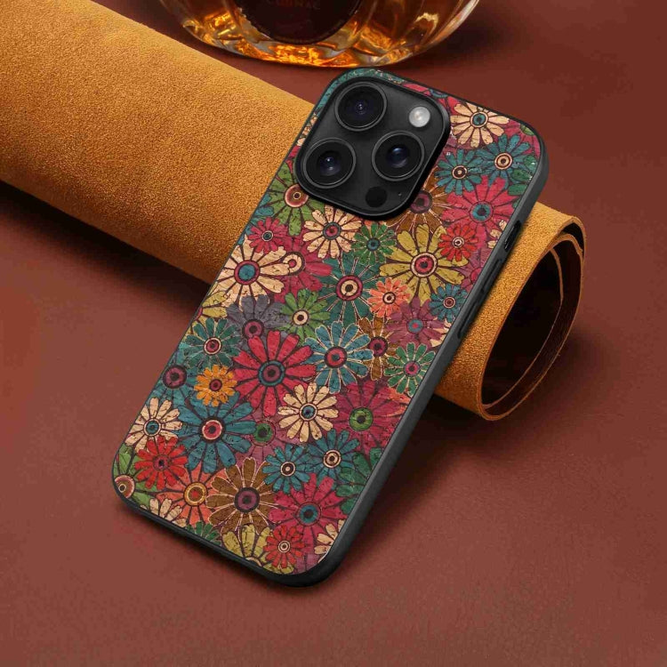 For iPhone 15 Pro Four Seasons Flower Language Series TPU Phone Case(Spring Green) - iPhone 15 Pro Cases by PMC Jewellery | Online Shopping South Africa | PMC Jewellery | Buy Now Pay Later Mobicred