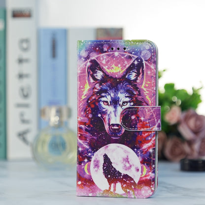 For Blackview A55 Pro Painted Pattern Horizontal Flip Leather Phone Case(Wolf Totem) - More Brand by PMC Jewellery | Online Shopping South Africa | PMC Jewellery | Buy Now Pay Later Mobicred