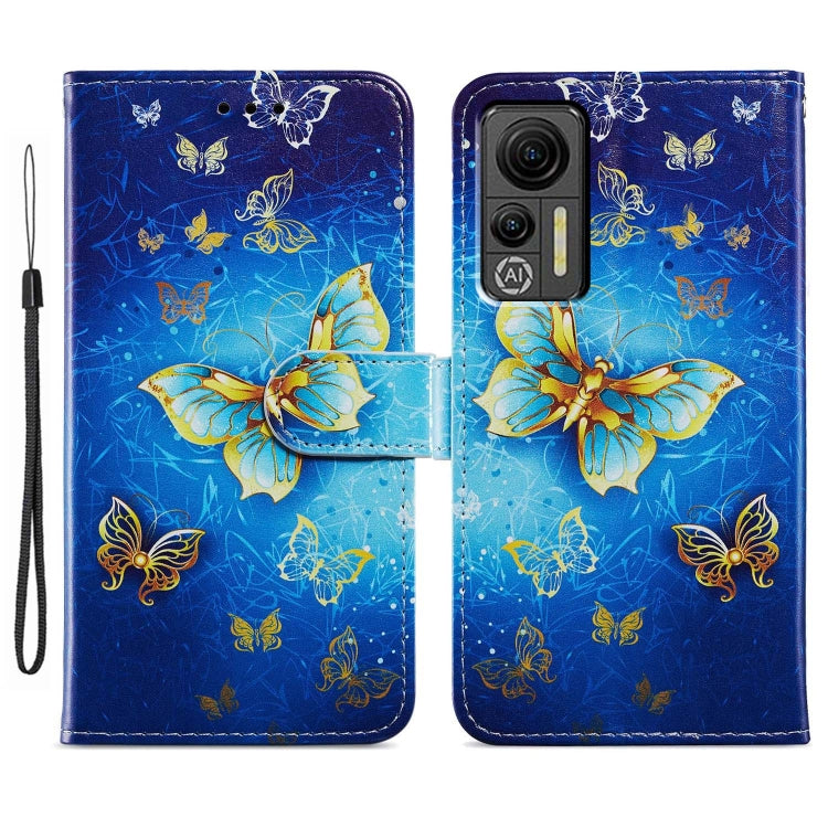 For Ulefone Note 14 Painted Pattern Horizontal Flip Leather Phone Case(Butterfly) - Ulefone Cases by PMC Jewellery | Online Shopping South Africa | PMC Jewellery | Buy Now Pay Later Mobicred