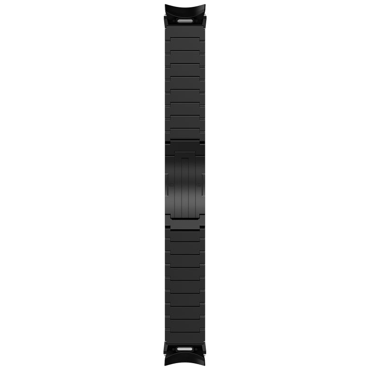 For Samsung Galaxy Watch6/6 Classic/5/5 Pro Button Style One-bead Metal Watch Band(Black) - Watch Bands by PMC Jewellery | Online Shopping South Africa | PMC Jewellery