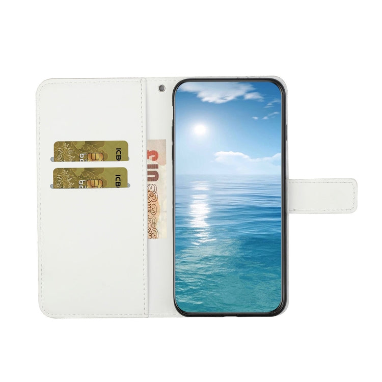 For Google Pixel 9 Pro XL Ethnic Style Embossed Pattern Leather Phone Case(White) - Google Cases by PMC Jewellery | Online Shopping South Africa | PMC Jewellery | Buy Now Pay Later Mobicred