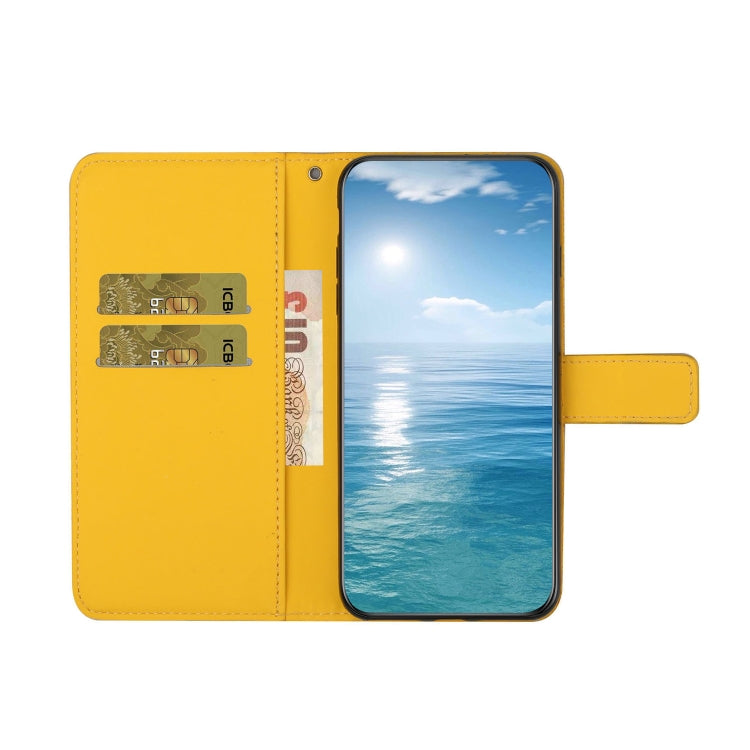 For Google Pixel 9 / 9 Pro Ethnic Style Embossed Pattern Leather Phone Case(Yellow) - free shipping - PMC TechLife - Order now!