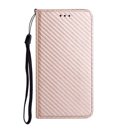 For Xiaomi Redmi Note 13 Pro 5G Carbon Fiber Texture Flip Holder Leather Phone Case(Rose Gold) - Note 13 Pro Cases by PMC Jewellery | Online Shopping South Africa | PMC Jewellery | Buy Now Pay Later Mobicred